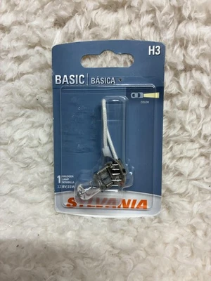Sylvania Basic H3.BP H3 галогенная противотуманная лампа 12,8 В 55 Вт от оригинального производителя новая одиночная - Изображение 1 из 4