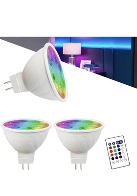 GU5.3 LED 12V, GU5.3 Color Changing and Exclusive Loop Mode, LED Bulbs Remote - Image 1 of 4