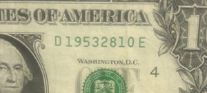 October 28, 1953 Birthday Date Note One Dollar Bill 19532810 - Picture 1 of 3