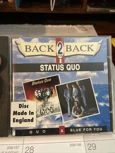 Quo/Blue for You by Status Quo (UK) (CD, Jan-1991, Universal/Polygram) - Imagen 1 de 4