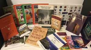 HUGE Mixed Lot of 25+ Gospel, Bible Study Books - Picture 1 of 6
