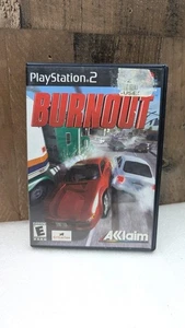 Burnout - Sony Playstation 2 PS2 CIB Tested Working Vintage Video Game Racing - Picture 1 of 7
