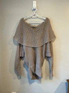 Vintage Stella McCartney Off-Shoulder Sweater Lace Mohair Size 42 Designer - Picture 1 of 6