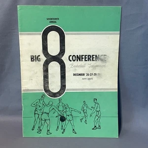 Vintage Basketball Program Print Ad 1962 Big 8 Conference Converse Chuck Taylor - Picture 1 of 5