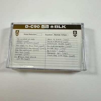 Metallica Live at Festival Hall cassette Promo still sealed Osaka Japan 1986 Foto 1 de 4