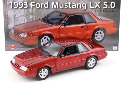 1993 年福特野马 LX 电动红色黑色内饰轿跑车 1: 18 GMP — 第 1/4 张图片