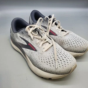 Brooks Ghost 16 Running Sneaker Shoes Gray Beige 1204071B006 Women’s Size 9 - Picture 1 of 5