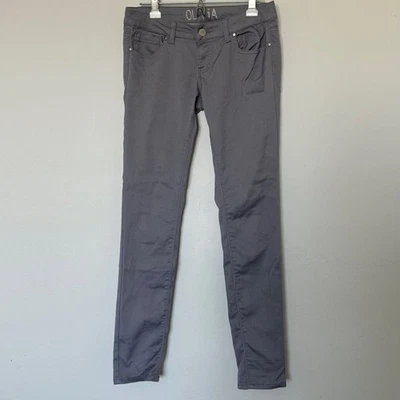 Pantalones ajustados dELiA*s Olivia gris talla 5 Foto 1 de 4