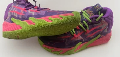 Lamelo Ball MB.03 Toxic JR US Youth 5.5 PUMA Green and Purple  - Image 1 of 4