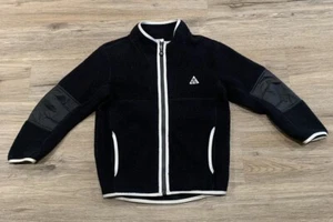 Nike ACG Sherpa Full-Zip Jacket Black Big Kids Medium DQ8734-010 - Picture 1 of 6