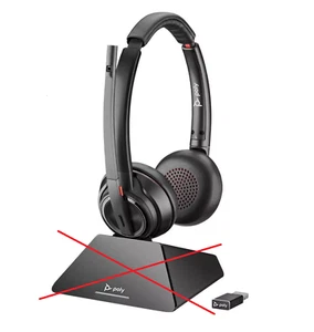 Plantronics- Poly 8220-M UC MS Stereo USB-A D200-M SIN base de carga 209214-02 - Imagen 1 de 3