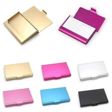 Credit Card Case Thick Aluminum Alloy Business Bank Metal Wallet Multi-Color