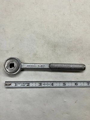 Herramienta de llave de vaso de trinquete de 3/8" cabeza abatible redonda OWATONNA Nº H 261 de colección EE. UU. Foto 1 de 4