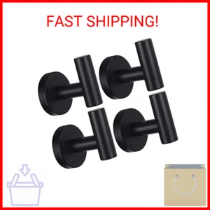 Towel Hooks Bathroom Coat Hook Robe Hook Stainless Steel Heavy Duty Door Hanger - Picture 1 of 2