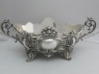 JARDINIERE - SCHALE 800-SILBER / SILVER E. S. ZIMMERMANN UM 1890