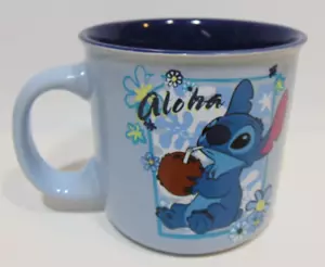 Disney Stitch Aloha Taza Coco Café Cacao Taza Té 20 Oz. Licencia RARO - Imagen 1 de 7