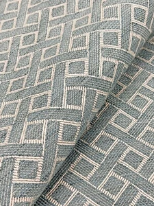 Lee Jofa Geometric Basketweave Uph Fabric - Maldon Weave / Lake 6 yds 2020102.313 - Bild 1 von 2