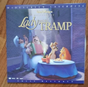 Walt Disney's Masterpiece "Lady and the Tramp" (Laserdisc) Fully Restored WS - Picture 1 of 1