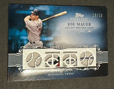 2009 Topps Sterling Joe Mauer Career Chronicles Quad Relic /10 - FREE SHIPPING
