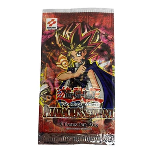Yugioh Pharoahs Servant 1ª Edición Booster Pack ENVOLTURA VACÍA SIN Tarjetas De Colección - Imagen 1 de 3
