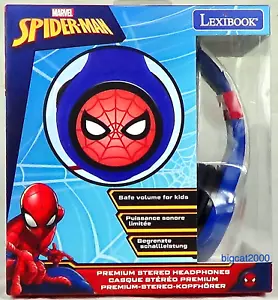 Lexibook Spiderman Premium Cuffie Stereo Cablate Pieghevoli Regolabili sull'orecchio - Foto 1 di 10