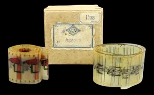 4 FILMS 35mm MAGICIEN ESCAMOTEUR pour LANTERNE MAGIQUE / magic lantern - Picture 1 of 12