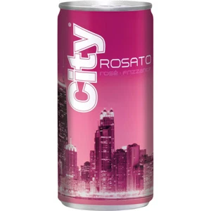 City Rosato Rose Frizzante Secco Rose Wein aus der Dose 200ml - Bild 1 von 1