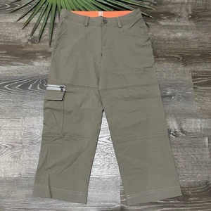 Title Nine Damen Hose 2 Nylon Trail Mix Cargo Crop Grün Stretch Wandern Gorp - Bild 1 von 9