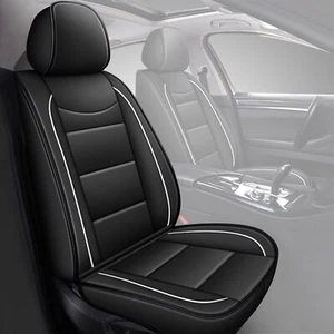 Front Rear Car Seat Covers Faux Leather Protector Pad For Nissan Rogue 2010-2024 - Picture 1 of 6
