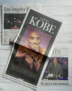 KOBE BRYANT LA Los Angeles Times Full Complete Newspaper Tribute Memorial 2020 - Bild 1 von 9