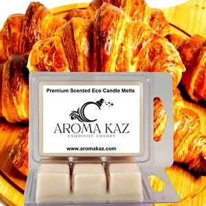 French Croissants Eco Soy Candle Melt Packs Vegan Clean Burn Pet Safe - Picture 1 of 7