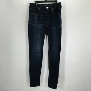 American Eagle Skinny Jeans Women's 00 Stretch Blue Denim - Picture 1 of 12