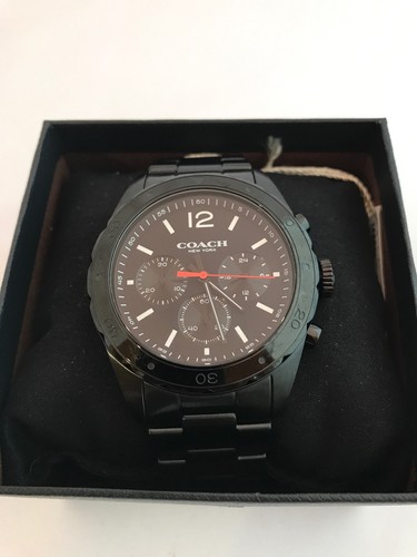 OROLOGIO COACH DA DONNA ORIGINALE NUOVO CON ETICHETTE METALLO NERO