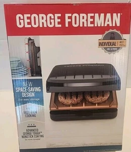 George Foreman Classic Plate Indoor Antihaft Grill Panini Steaks Hamburger Neu im Karton - Bild 1 von 18