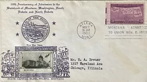 Crosby 858 Montana Admitted to Union Nov 9, 1889 Helena - Picture 1 of 1