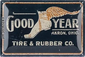 Goodyear Pneus Aile en Relief Métal Signe 300mm x 200mm (Pas Applicable) - Bild 1 von 3