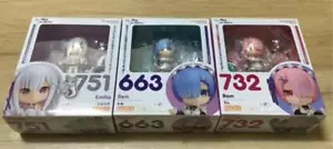 Re: Zero Emilia Rem Ram Set Nendoroid Figure Good Smile Company NEW - Picture 1 of 8