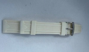 NEW- off white silicone two piece strap for CITIZEN watches- 20mm - Picture 1 of 3