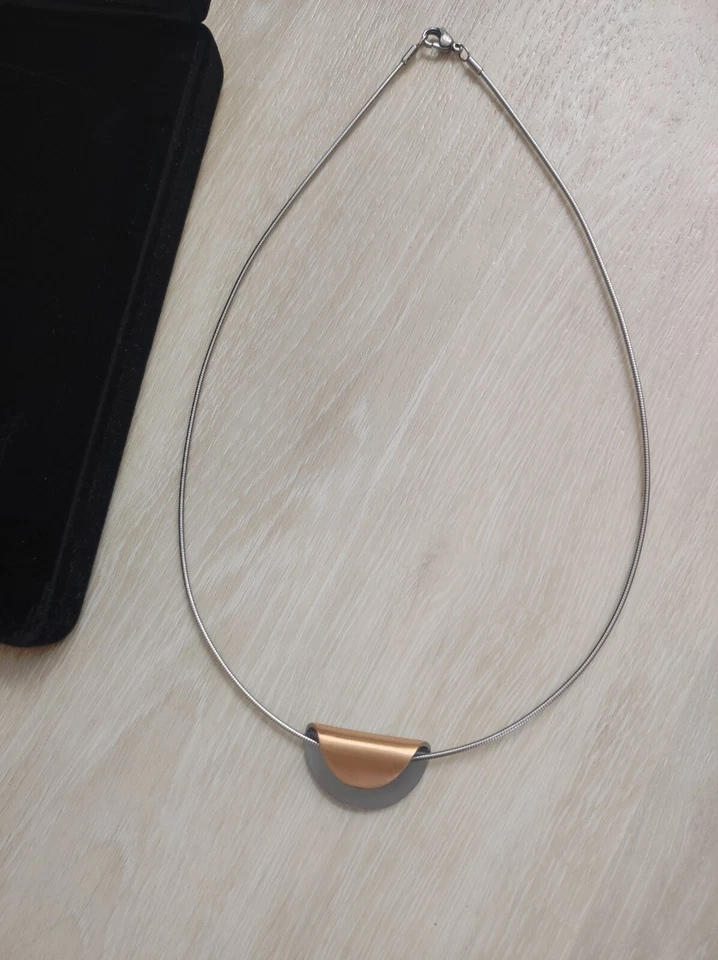 SMYKE Schmuckdesign Reif mit Anhänger Edelstahl, bicolor Rosegold - Bild 1 von 4