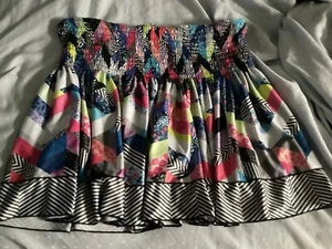 Lucky in Love MULTICOLOR schwarz weiß Trim Tennis / Pickleball Rock Skort Gr. XL. - Bild 1 von 4