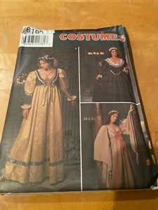 Simplicity Pattern 8192 Medieval Tudor Wench Gown Ren Faire Uncut 10-14 - Picture 1 of 2