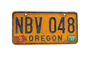 Placa de matrícula Oregon NBV 048 placa única  - Imagen 1 de 2