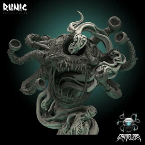 Undead Beholder Runic Collectibles 3D Print Zombie Gravelord D&D RPG Pathfinder - Picture 1 of 1