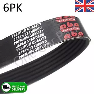 6PK1600 Alternator Drive Belt For Chrysler 300M 2.7L V6 PT Cruiser 2.2L CRD - Picture 1 of 6