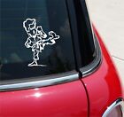 Karate Boy Kicking Cute Little Graphic Decal Sticker Art Car Wall Decor