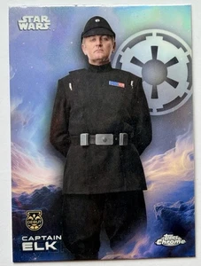 2025 Topps Chrome Star Wars Captain Elk #16 Refractor Debut Andor - Bild 1 von 2