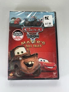 Disney Pixar Cars Toon: Mater's Tall Tales (DVD, 2010) SEALED!! K-MART STICKER - Picture 1 of 7