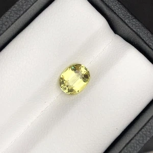 Natural Apatite Yellow Color Oval Micx Cut 1.55 Carat Origin Africa - Picture 1 of 15