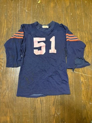 Camiseta de fútbol americano vintage años 70 NFL Sears Rawlings #51 Bears Dick Butkus juvenil M Foto 1 de 4