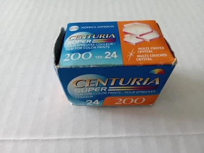 Película a color Konica Minolta Centuria Super 35 mm 200 exp 2003 nueva sellada Foto 1 de 4
